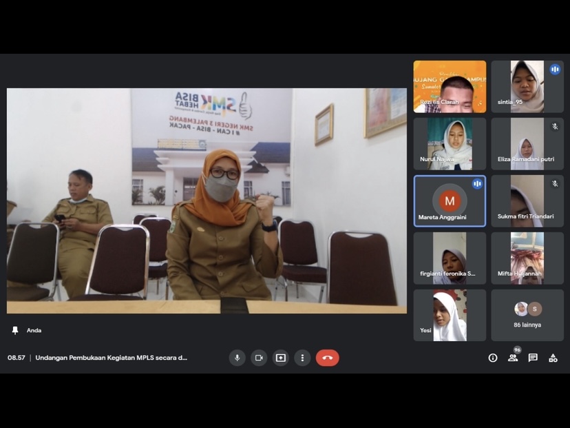 Masa Pengenalan Lingkungan Sekolah (MPLS) SMK Negeri 3 Palembang Tahun